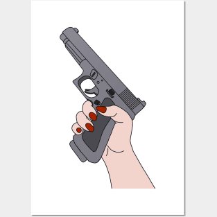 Gun design Posters and Art